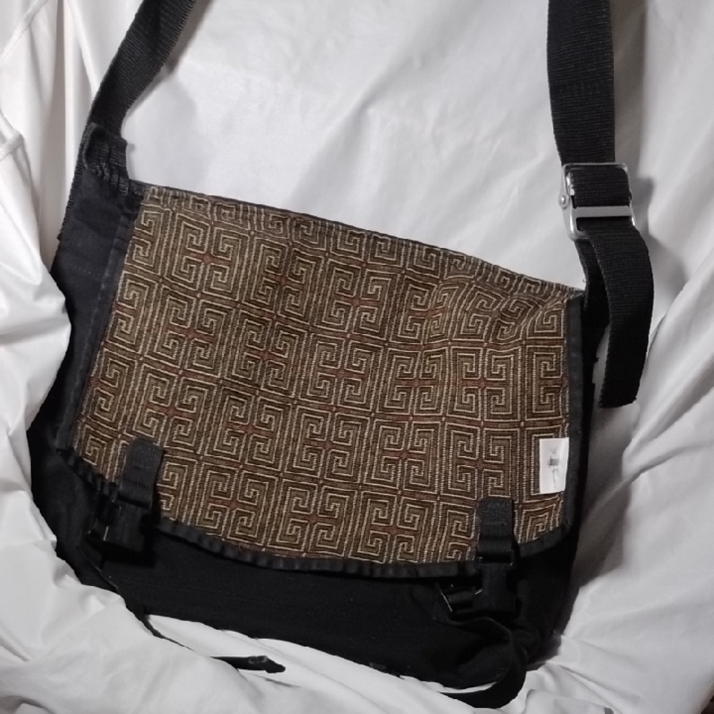 Messenger Bag CourierWare Heavy Greek Scroll